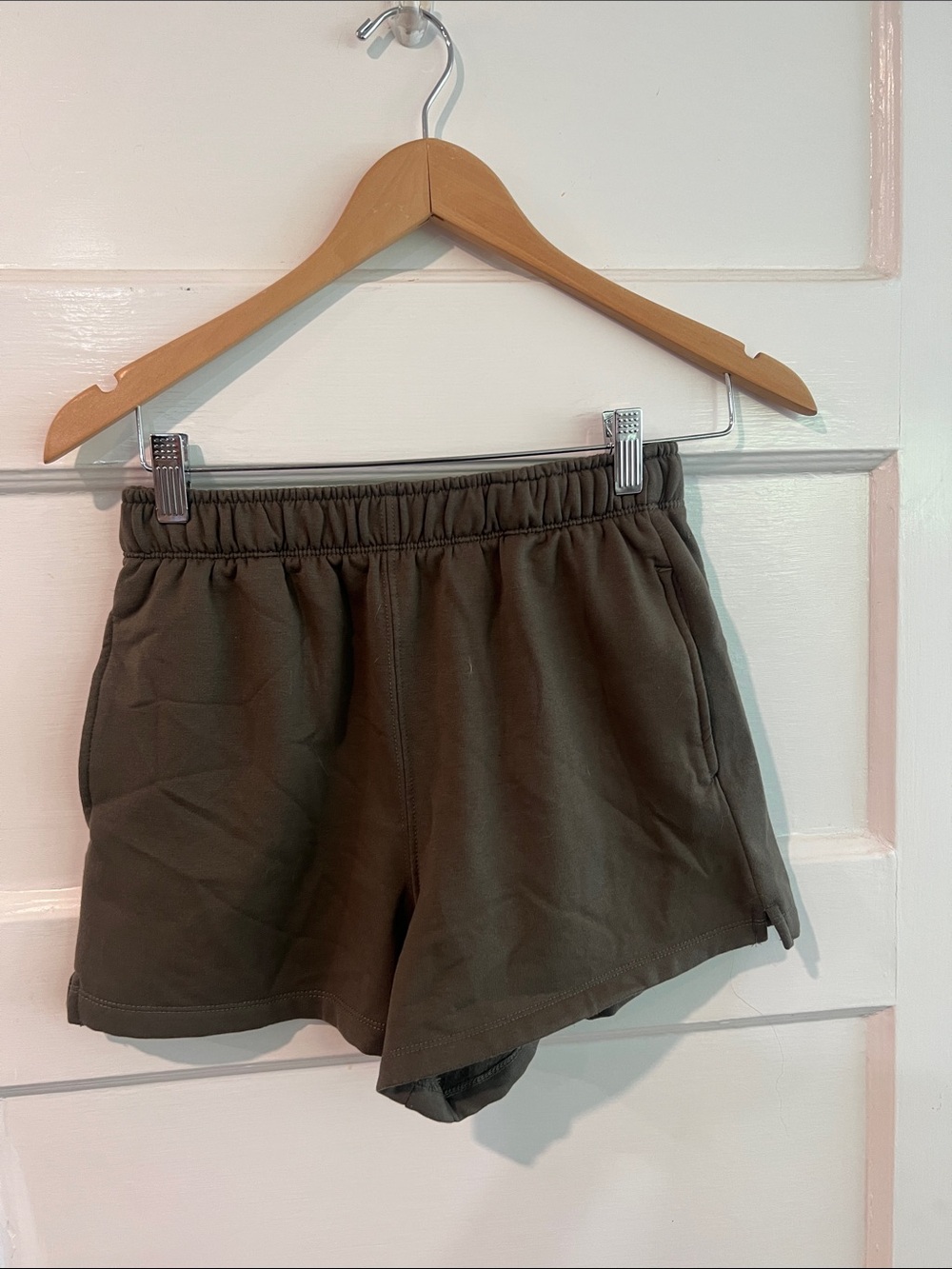 Danskin Olive Athletic Pull-On Shorts